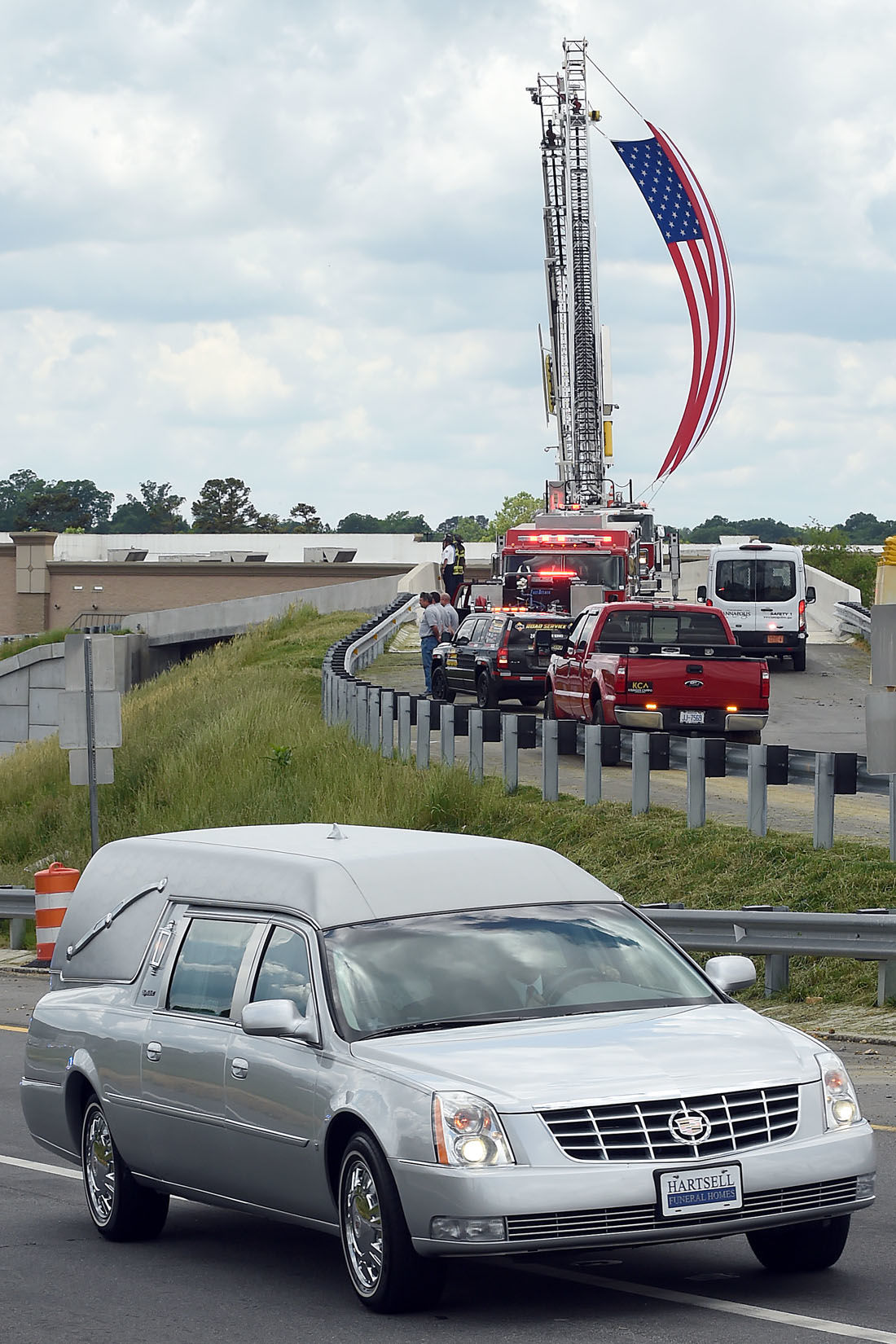 Processional for Mooresville Police Officer Jordan Sheldon